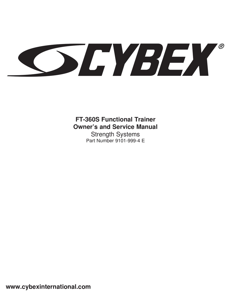 CYBEX FT360S OWNER