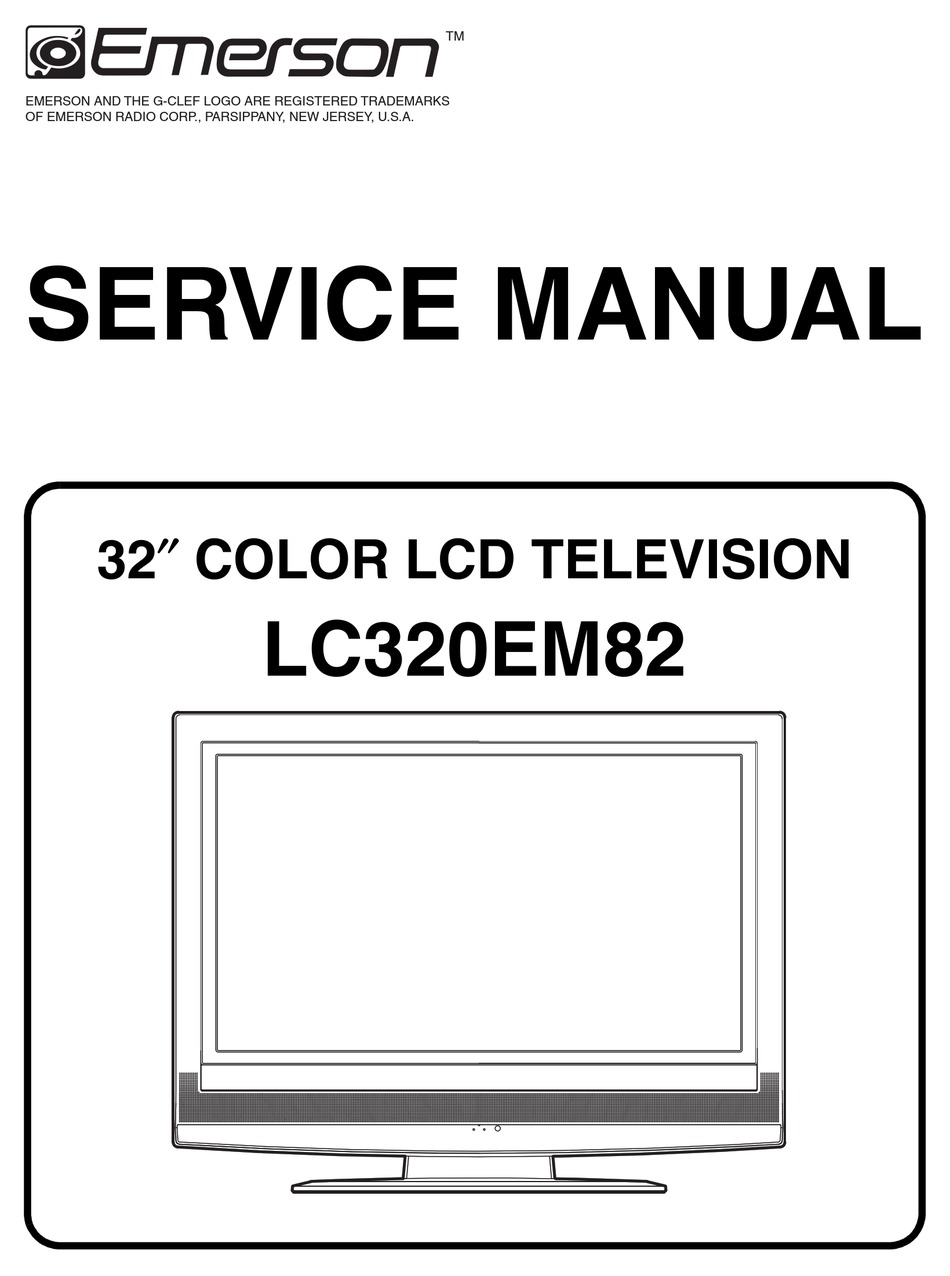 EMERSON LC320EM82 SERVICE MANUAL Pdf Download ManualsLib