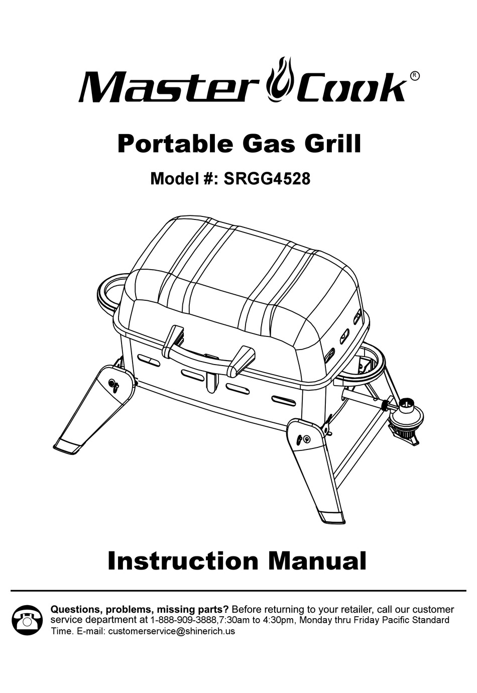 MASTER COOK SRGG4528 MANUAL Pdf Download | ManualsLib