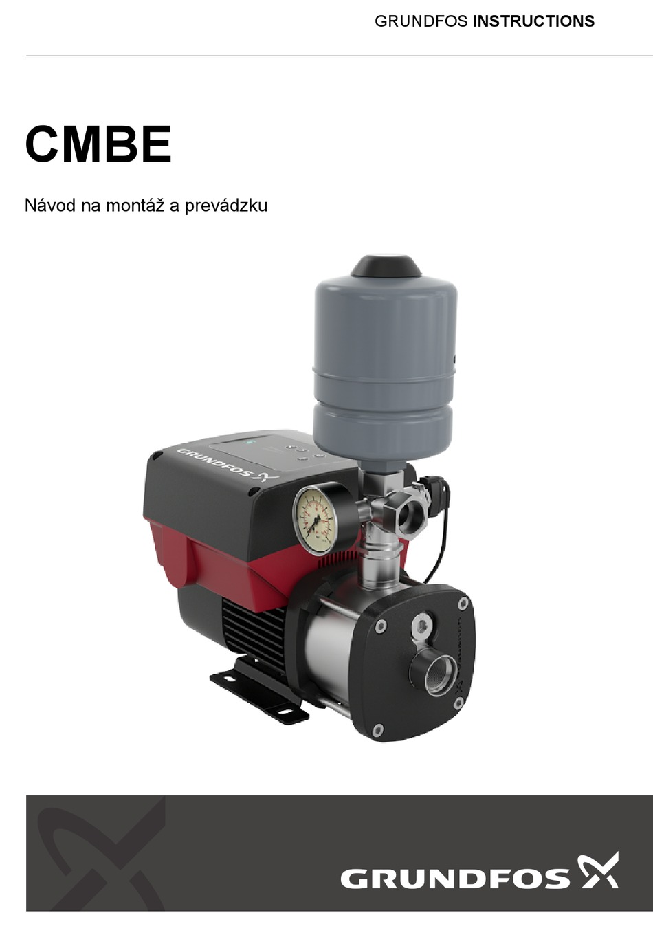GRUNDFOS CMBE INSTRUCTIONS MANUAL Pdf Download ManualsLib