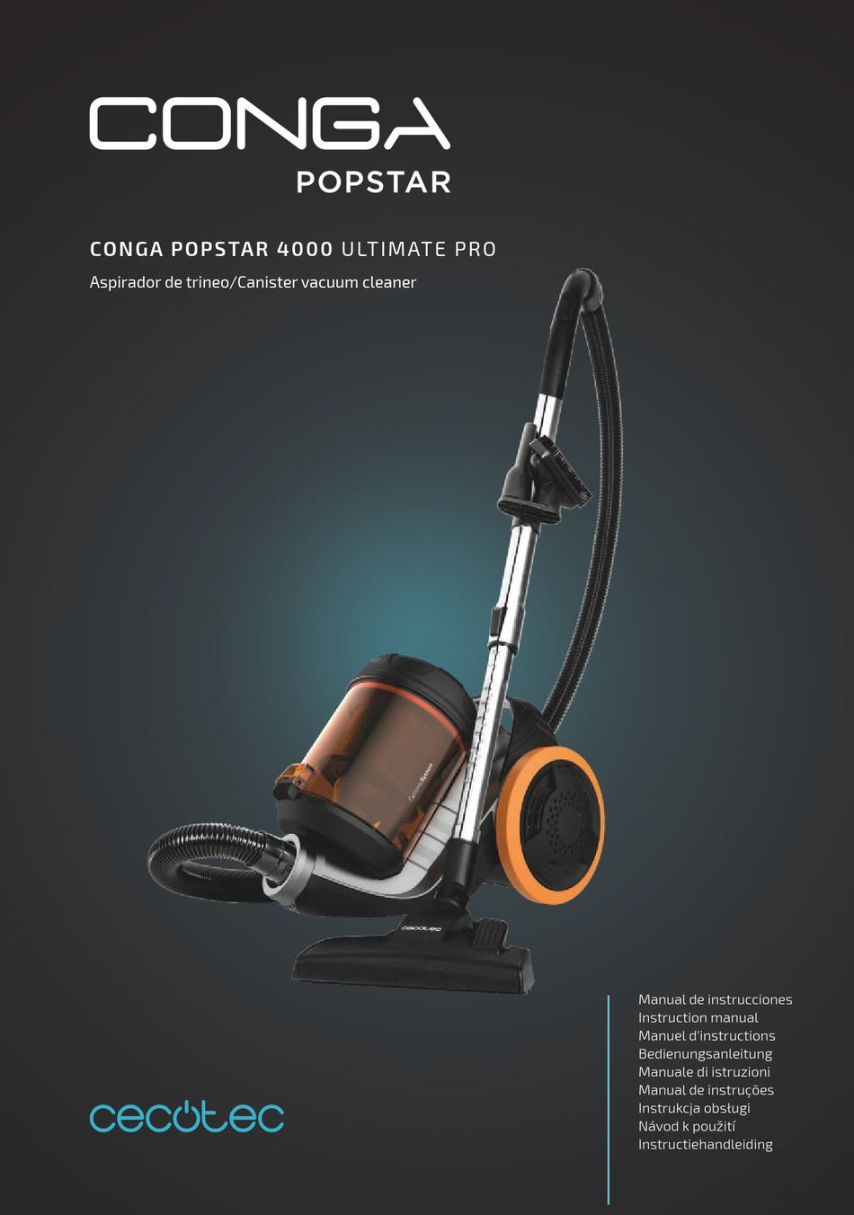 CECOTEC CONGA POPSTAR 4000 ULTIMATE PRO INSTRUCTION MANUAL Pdf Download