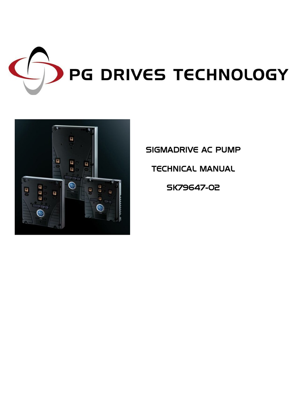 PG DRIVES TECHNOLOGY SK7964702 TECHNICAL MANUAL Pdf Download ManualsLib