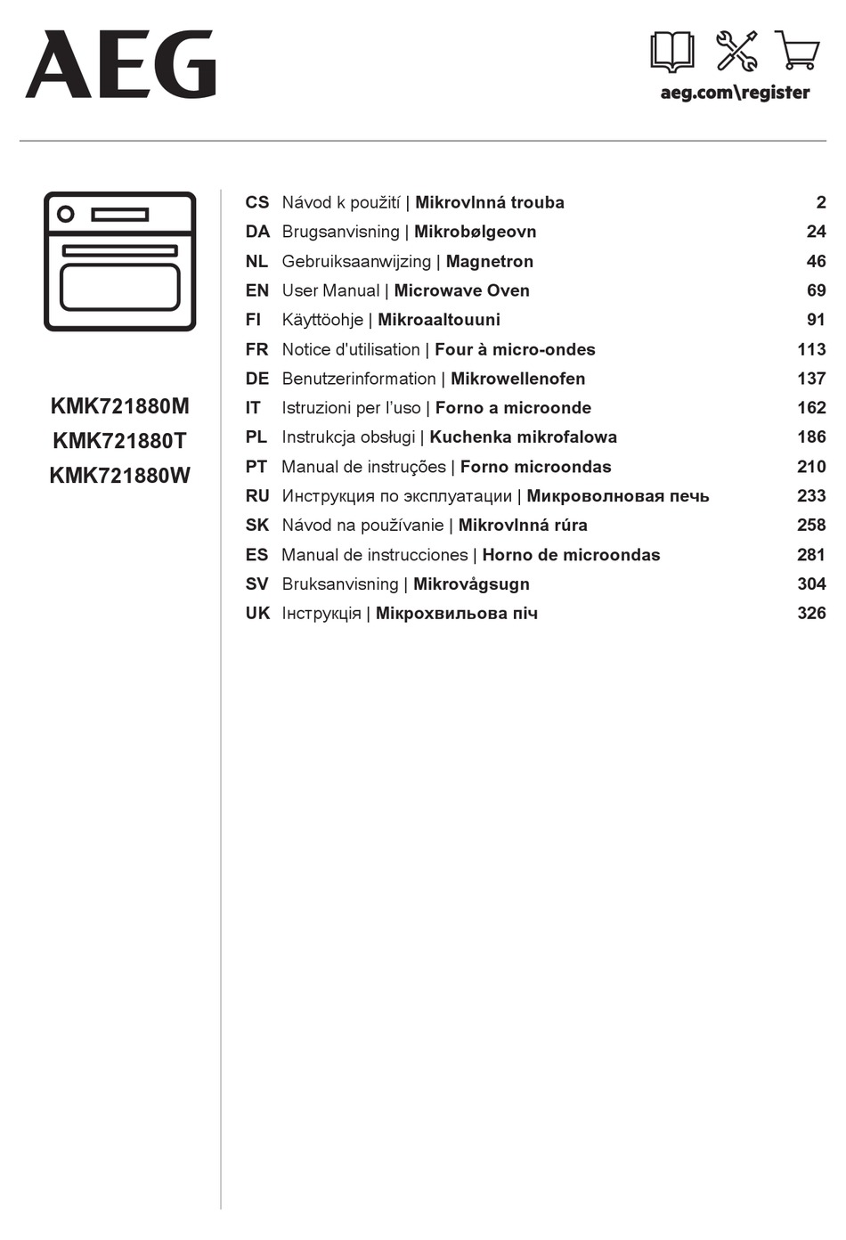 AEG KMK721880M USER MANUAL Pdf Download ManualsLib   Aeg Kmk721880m 