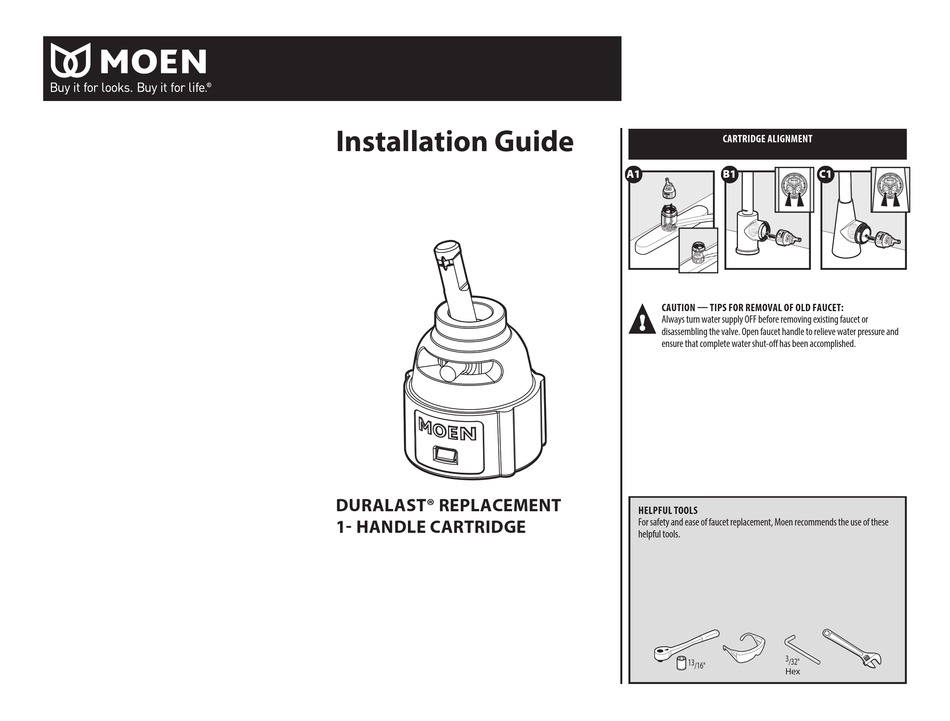 MOEN DURALAST 1255 INSTALLATION MANUAL Pdf Download ManualsLib