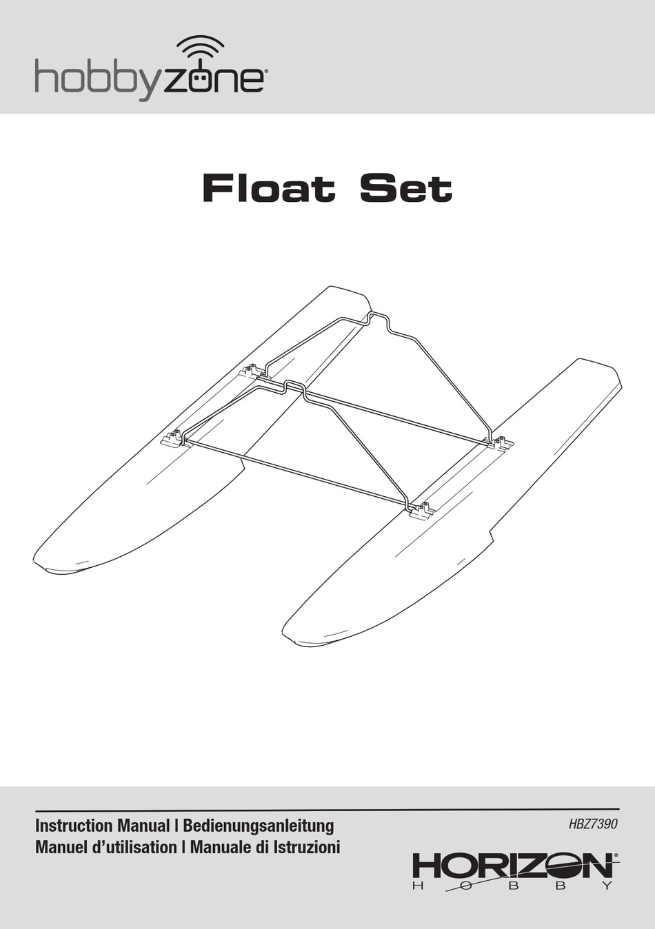 HORIZON HOBBY HOBBYZONE FLOAT SET INSTRUCTION MANUAL Pdf Download