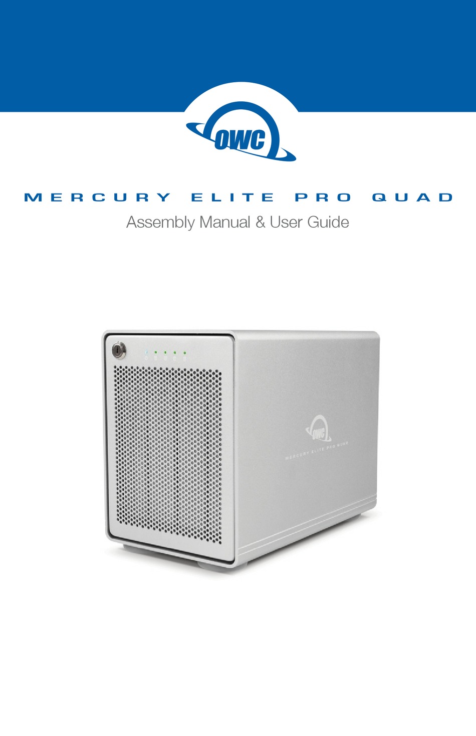 OWC MERCURY ELITE PRO QUAD ASSEMBLY MANUAL & USER MANUAL Pdf Download ...