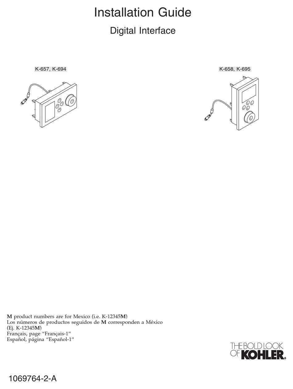 KOHLER K 657 INSTALLATION MANUAL Pdf Download ManualsLib   Kohler K 657 