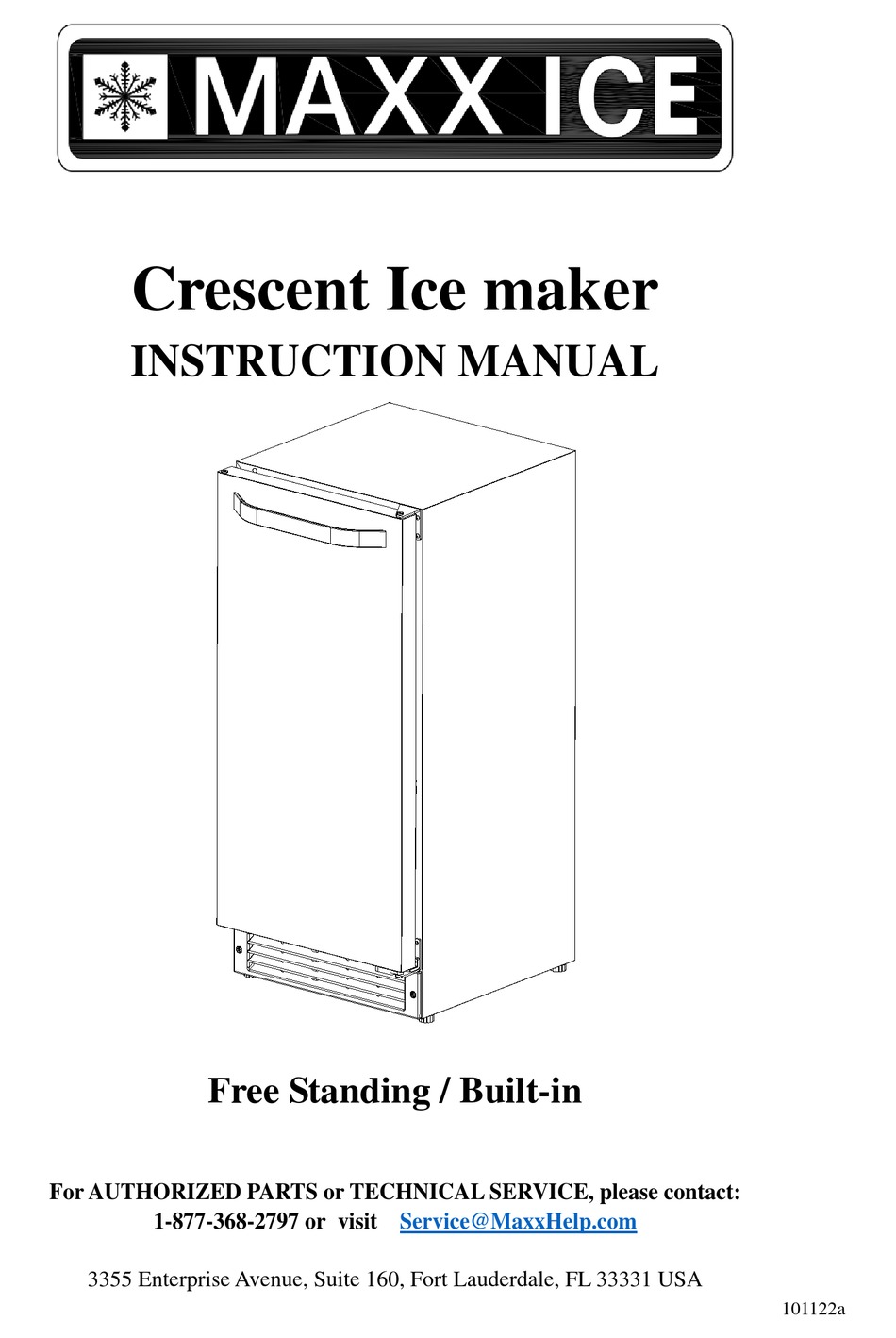 MAXX ICE MIM25CO INSTRUCTION MANUAL Pdf Download ManualsLib