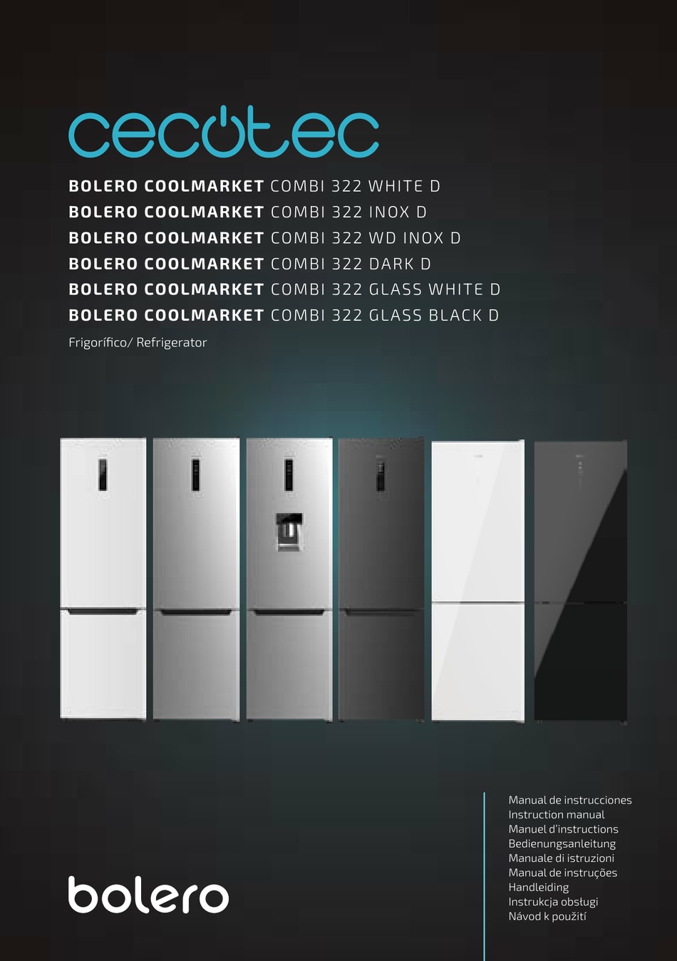 CECOTEC BOLERO COOLMARKET COMBI 322 WHITE D INSTRUCTION MANUAL Pdf ...