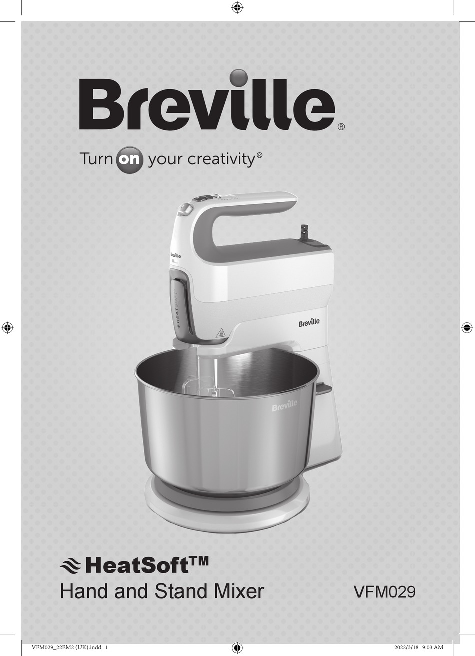 BREVILLE HEATSOFT VFM029 INSTRUCTION MANUAL Pdf Download ManualsLib