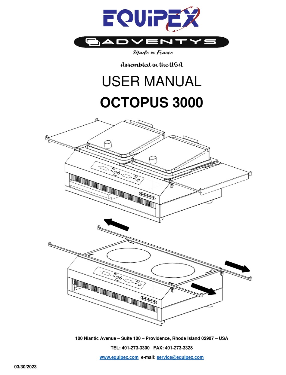 EQUIPEX ADVENTYS OCTOPUS 3000 USER MANUAL Pdf Download ManualsLib