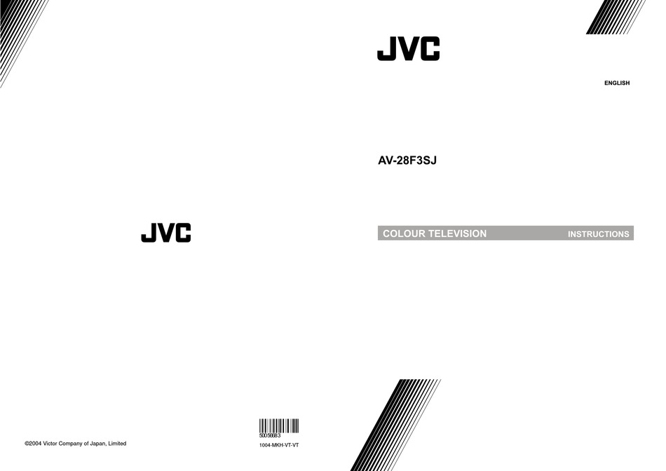 JVC AV-28F3SJ INSTRUCTIONS MANUAL Pdf Download | ManualsLib