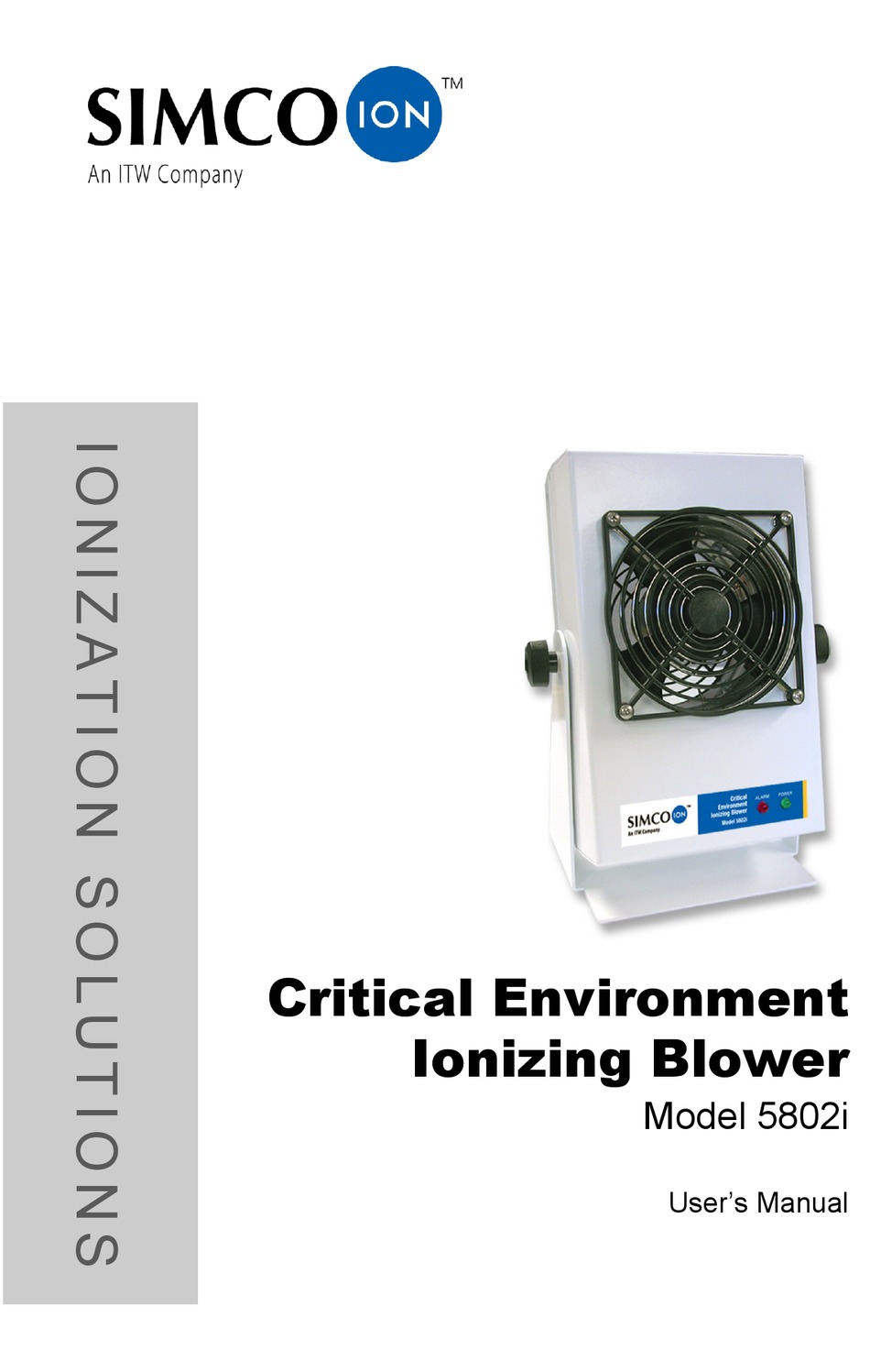 ITW SIMCO ION 5802I USER MANUAL Pdf Download ManualsLib