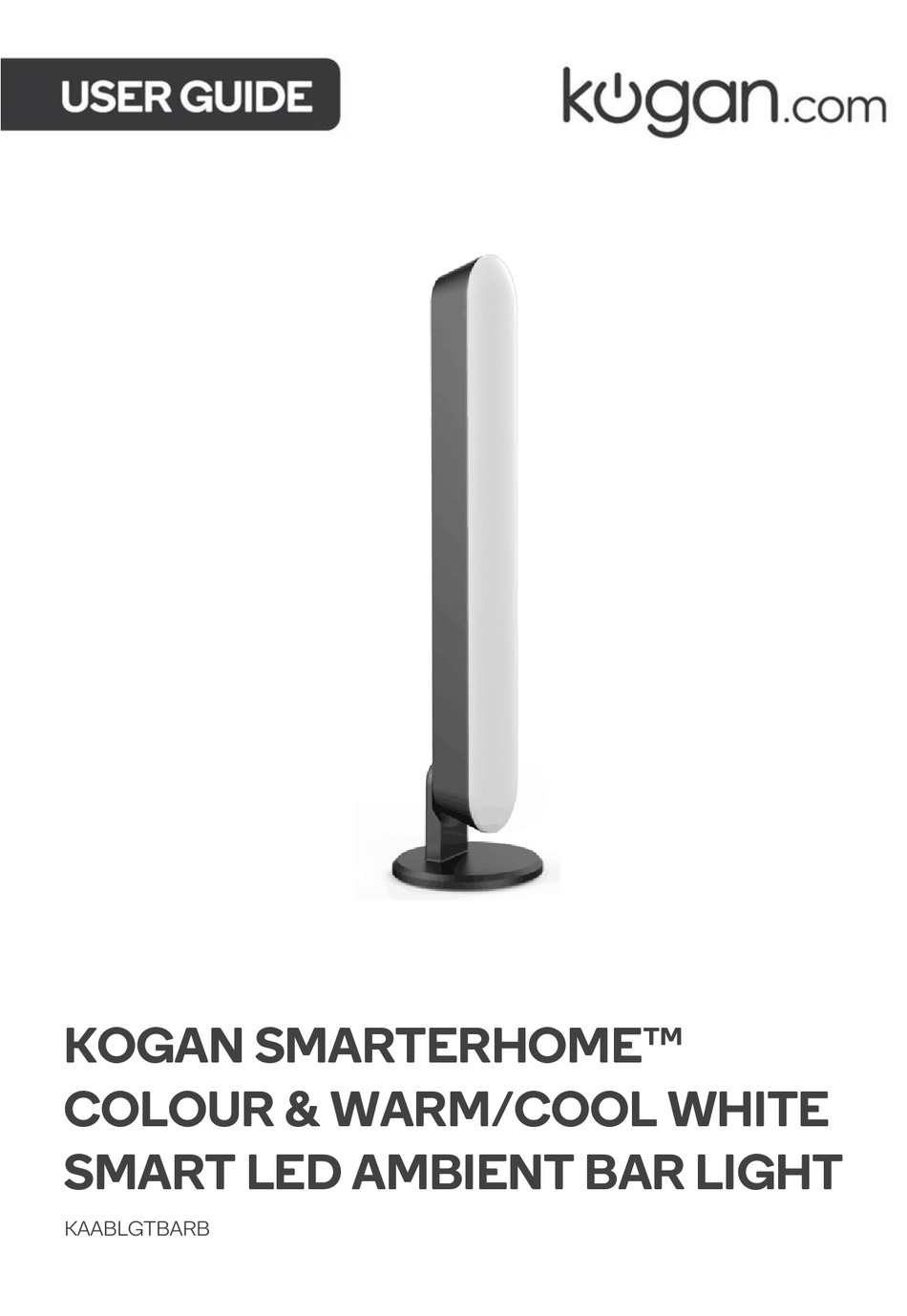 KOGAN SMARTERHOME KAABLGTBARB USER MANUAL Pdf Download ManualsLib