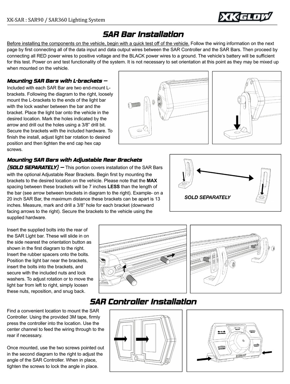 XKGLOW SAR90 INSTALLATION MANUAL Pdf Download ManualsLib