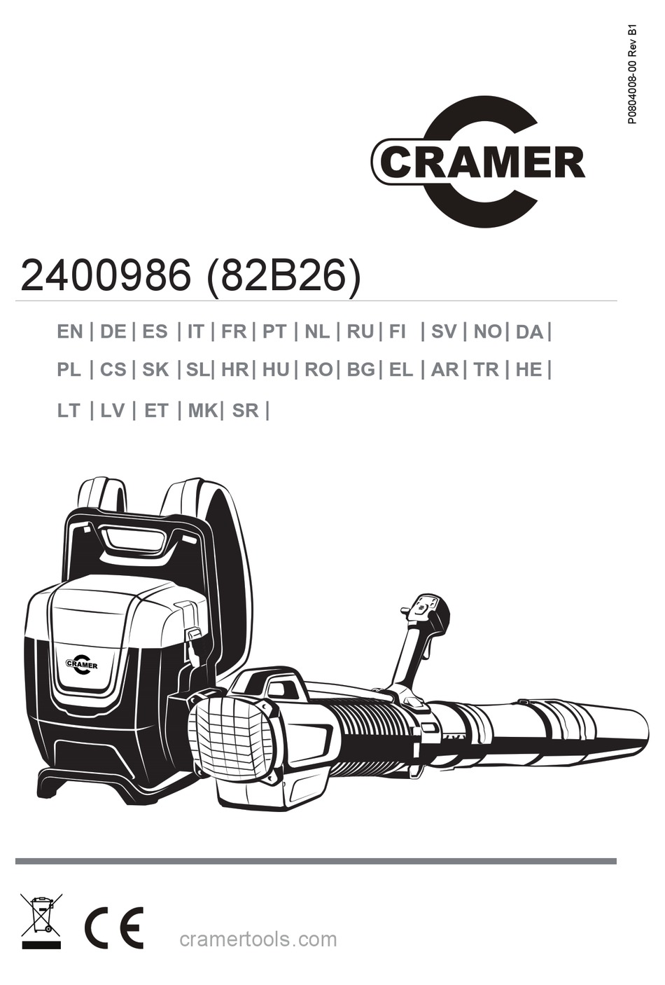 CRAMER 2400986 MANUAL Pdf Download ManualsLib