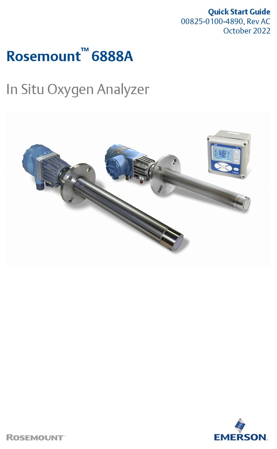 EMERSON ROSEMOUNT 6888A QUICK START MANUAL Pdf Download ManualsLib