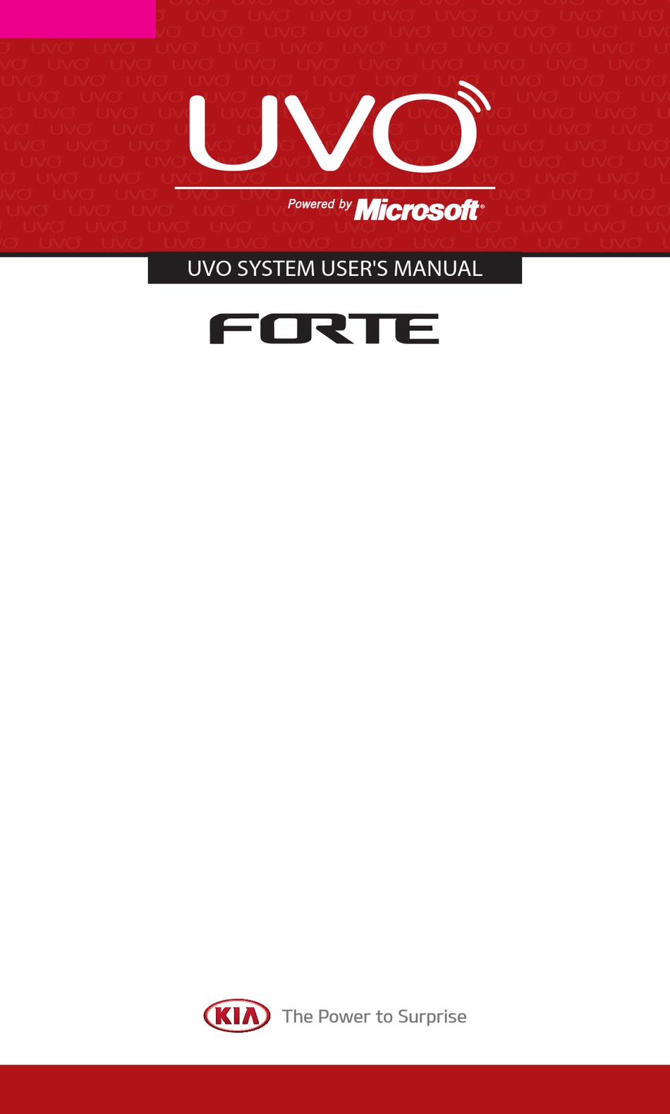 KIA UVO FORTE USER MANUAL Pdf Download | ManualsLib