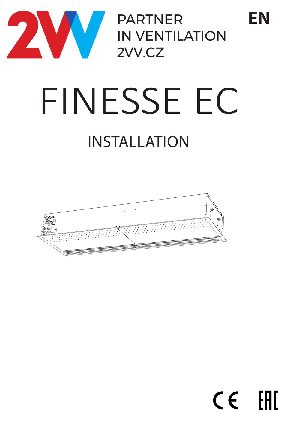 2VV FINESSE EC INSTALLATION MANUAL Pdf Download ManualsLib