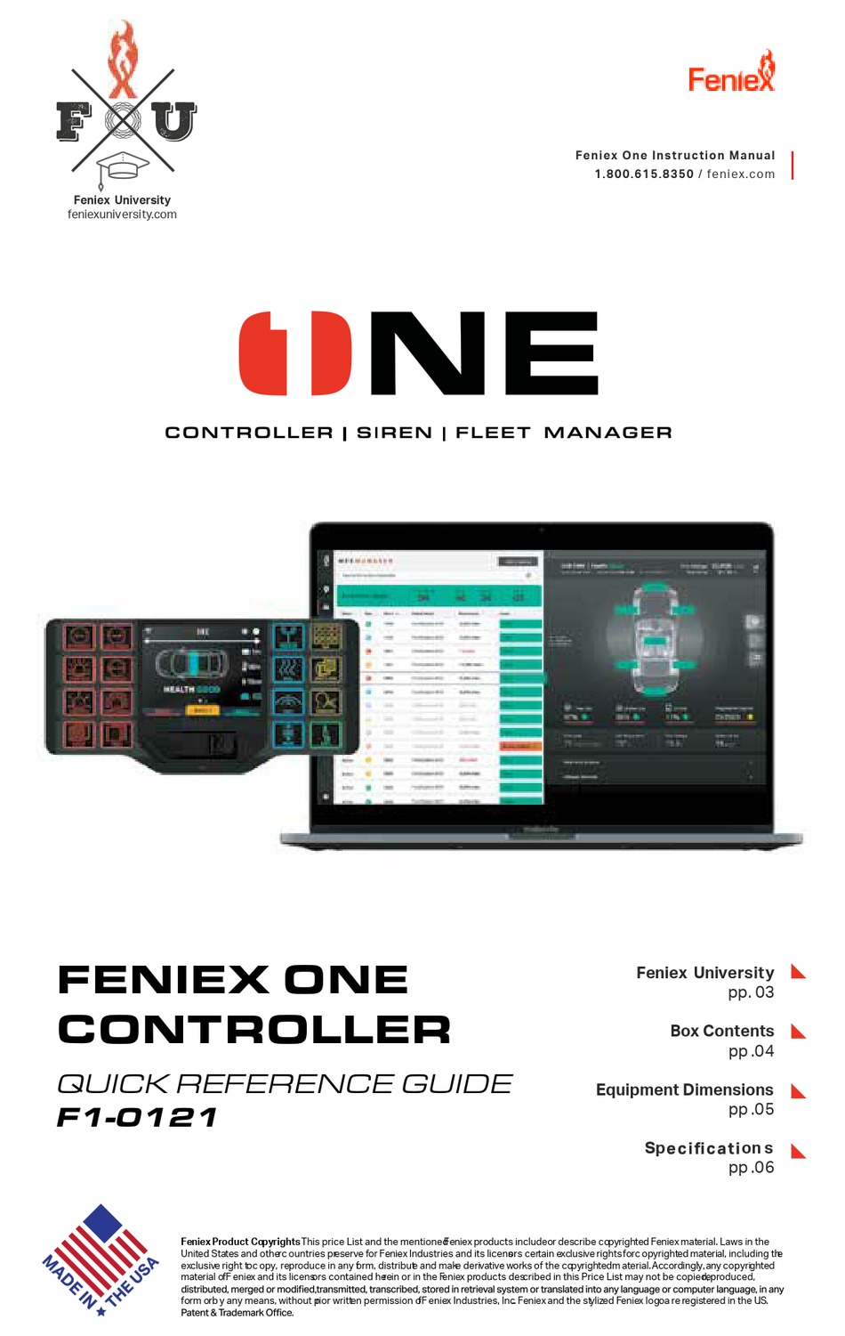 FENIEX ONE QUICK REFERENCE MANUAL Pdf Download ManualsLib