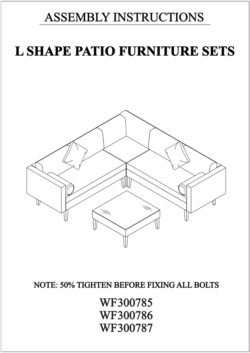 OVERSTOCK WF300785 ASSEMBLY INSTRUCTIONS MANUAL Pdf Download ManualsLib