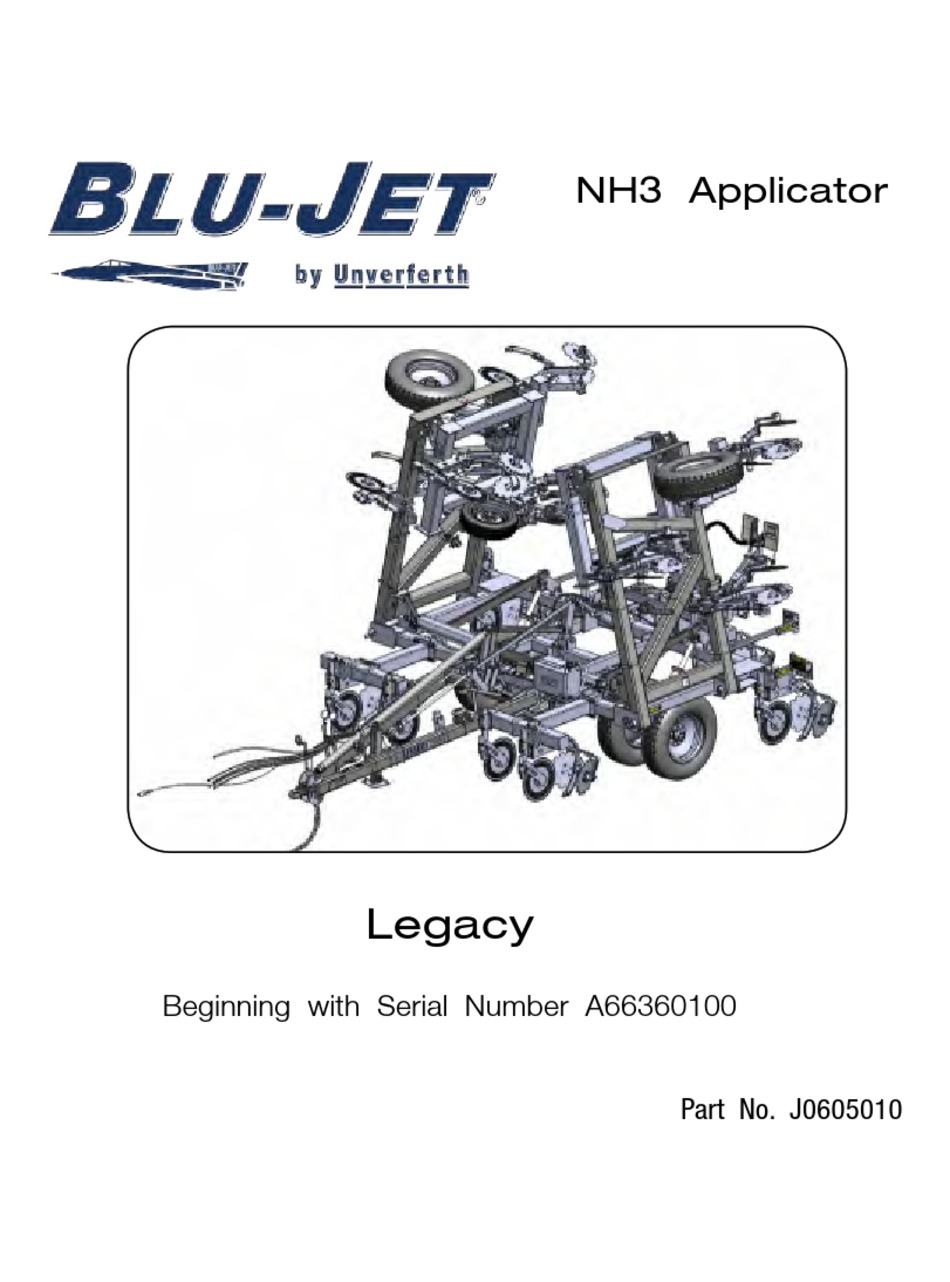 UNVERFERTH BLUJET LEGACY NH3 MANUAL Pdf Download ManualsLib