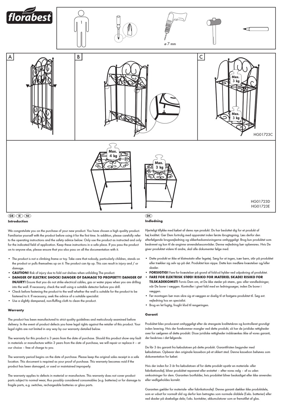 FLORABEST 292100 INSTRUCTIONS Pdf Download ManualsLib