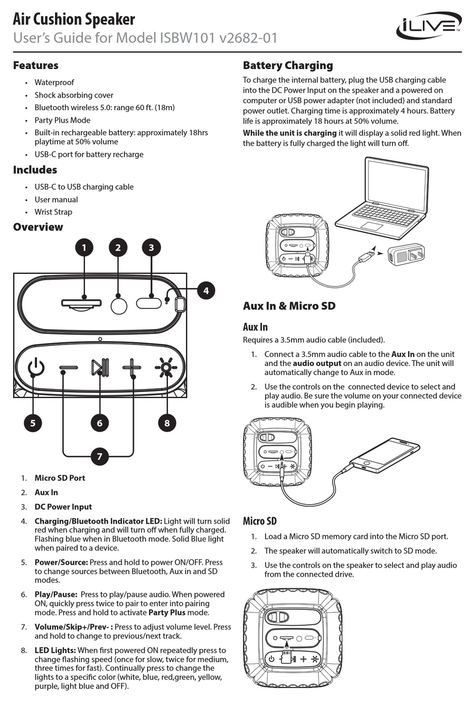 Ilive Isbw101 User Manual Pdf Download Manualslib