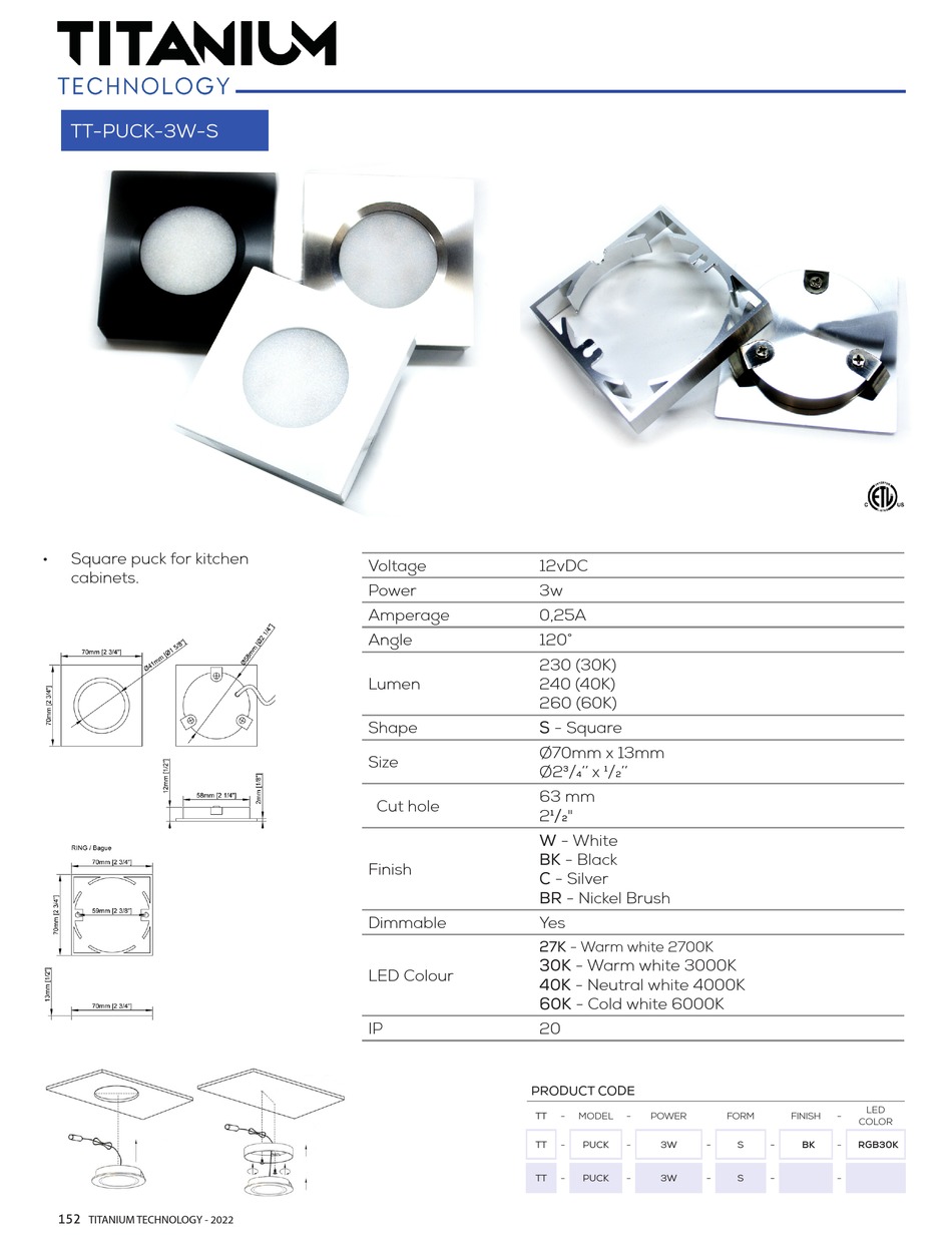 Titanium Tt Puck W S Quick Start Manual Pdf Download Manualslib