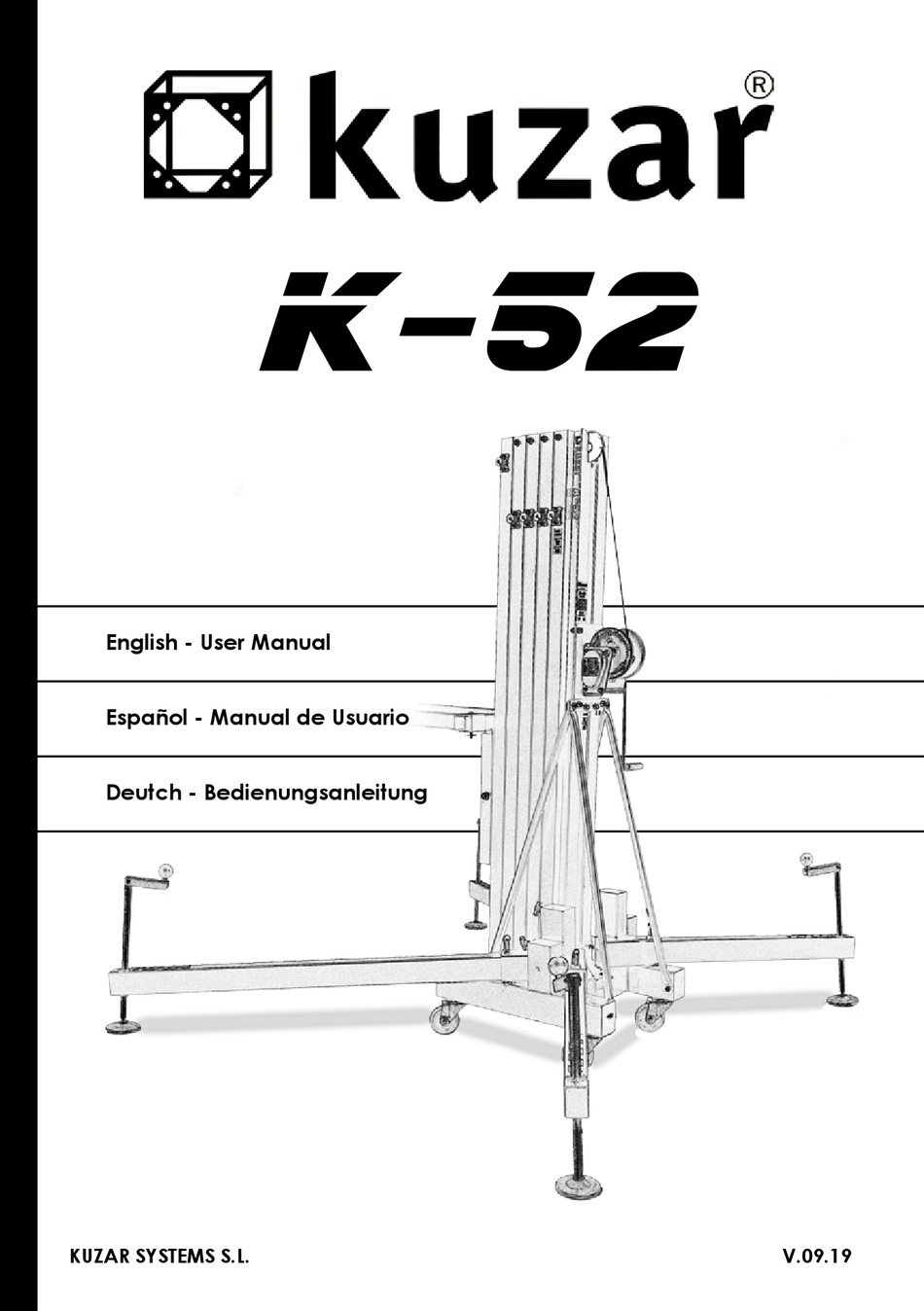 KUZAR K52 USER MANUAL Pdf Download ManualsLib