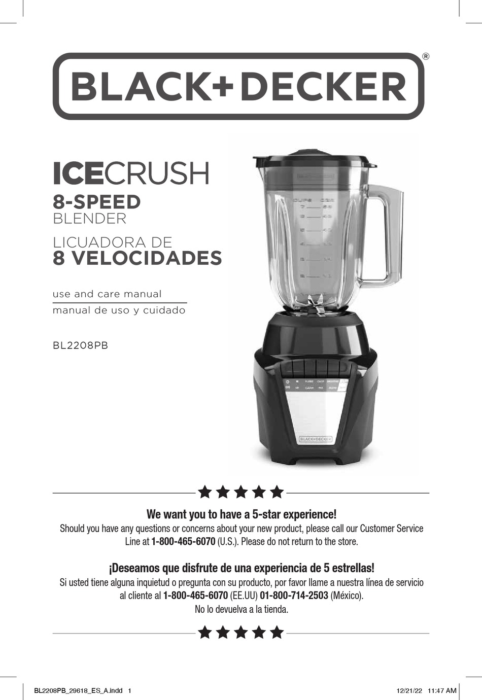 Black & Decker BL2020S 10-Speed 5-Cup Blender for sale online