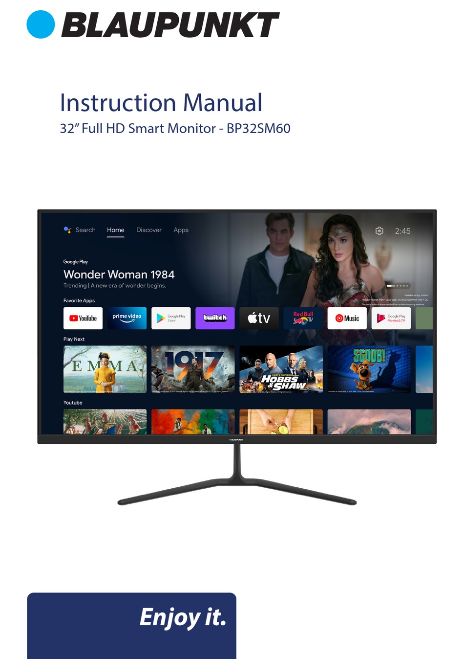BLAUPUNKT BP32SM60 INSTRUCTION MANUAL Pdf Download ManualsLib