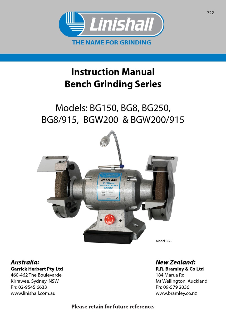 LINISHALL BG150 INSTRUCTION MANUAL Pdf Download ManualsLib