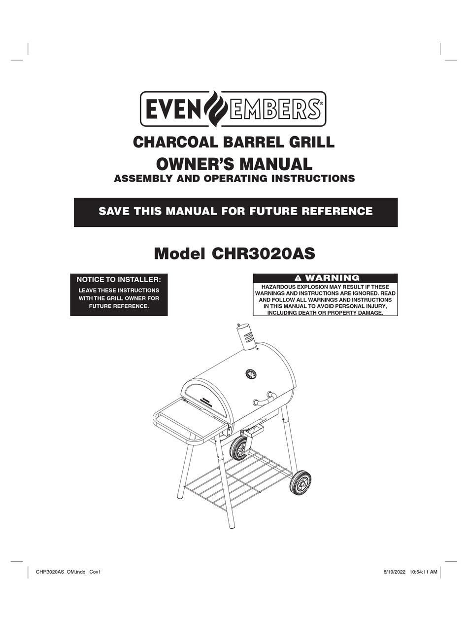 EVEN EMBERS CHR3020AS OWNER'S MANUAL Pdf Download ManualsLib