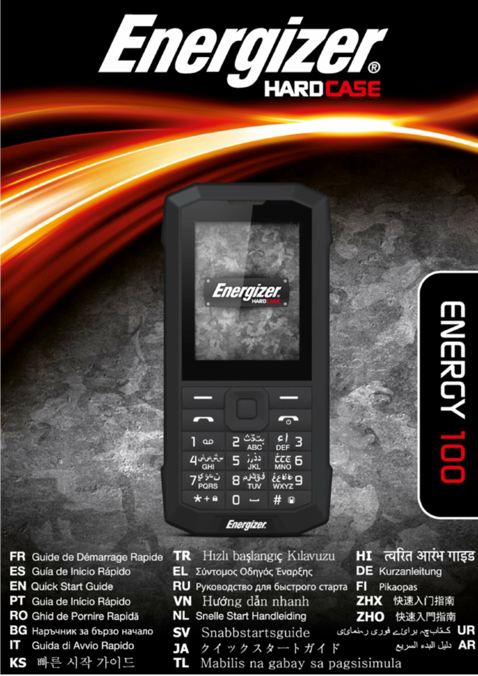 ENERGIZER ENERGY 100 QUICK START MANUAL Pdf Download ManualsLib