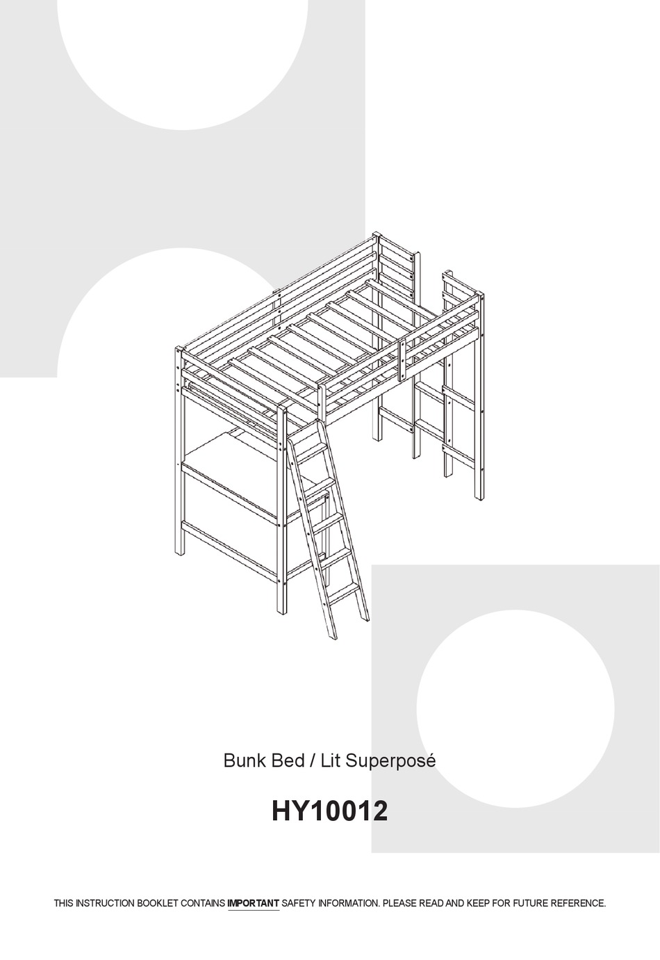 PATIOJOY HY10012 MANUAL Pdf Download ManualsLib
