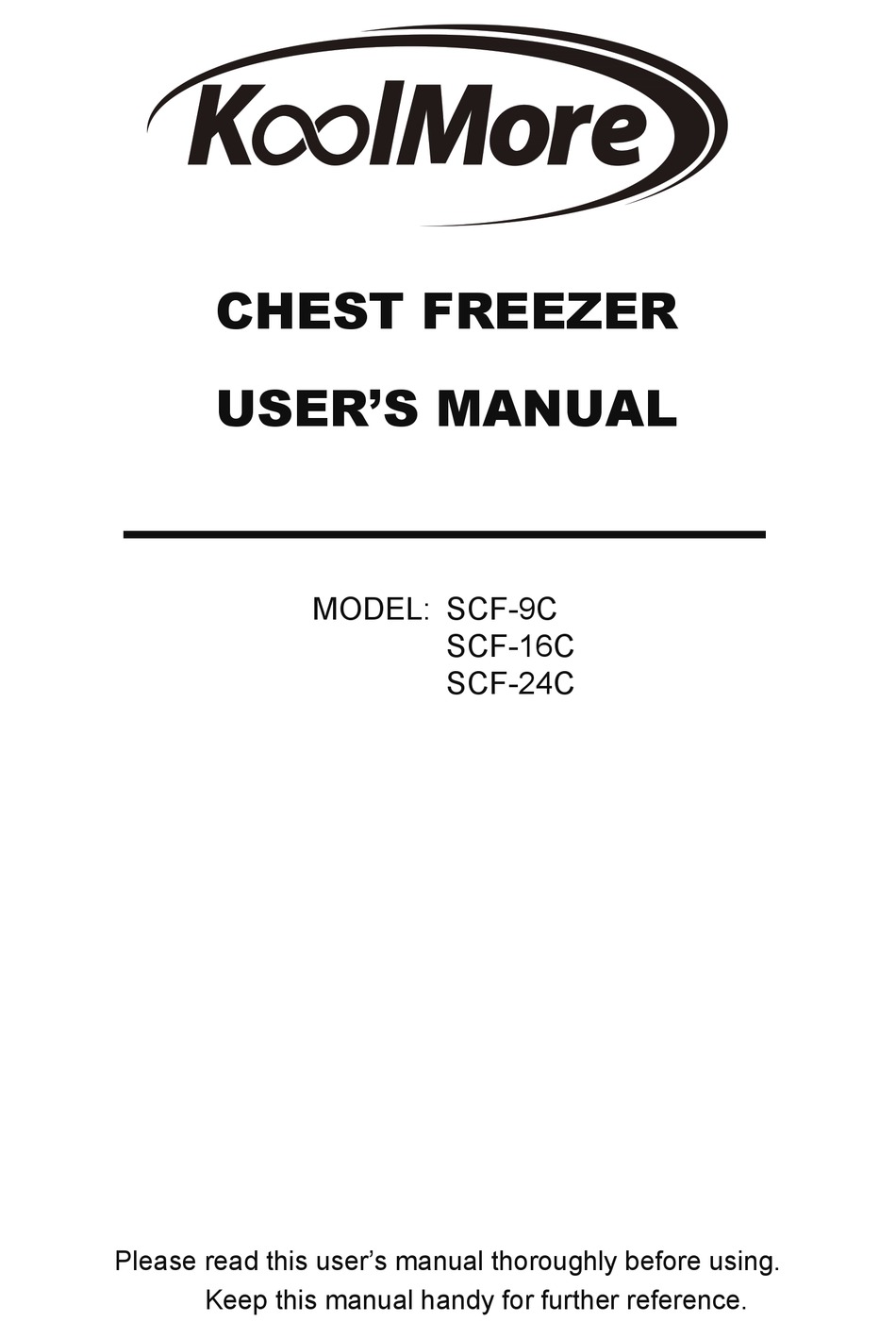 KOOLMORE SCF24C USER MANUAL Pdf Download ManualsLib
