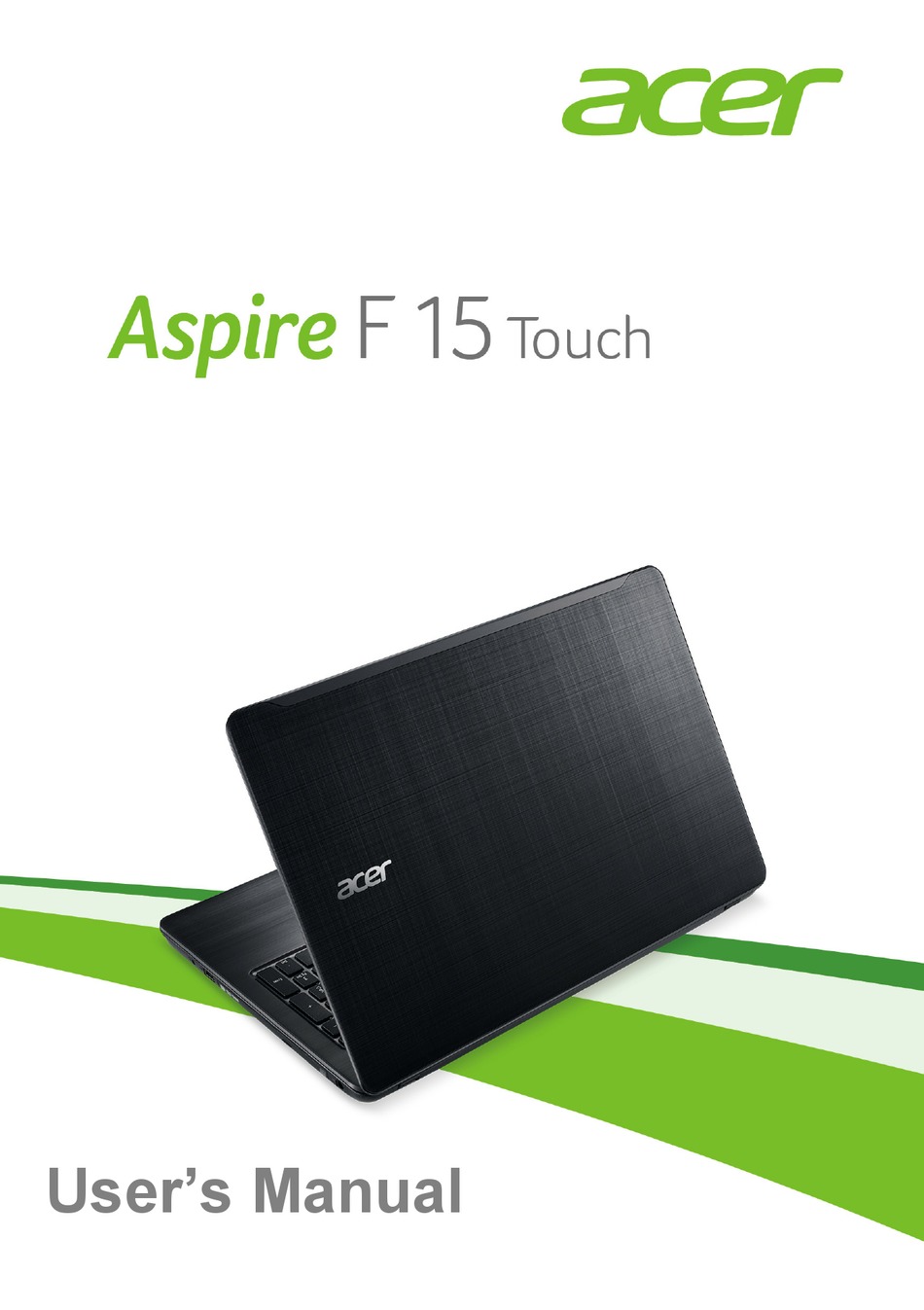 ACER ASPIRE F 15 TOUCH USER MANUAL Pdf Download ManualsLib