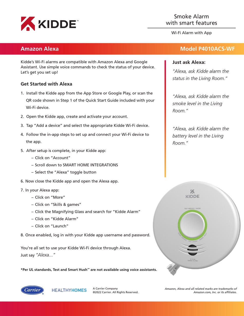 KIDDE P4010ACSWF MANUAL Pdf Download ManualsLib