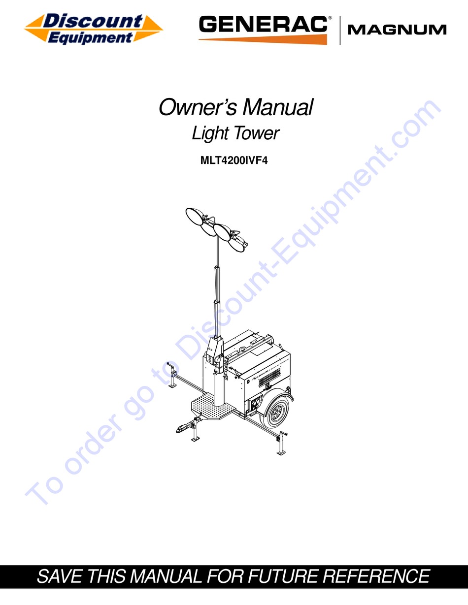GENERAC POWER SYSTEMS MAGNUM MLT4200IF4V OWNER'S MANUAL Pdf Download
