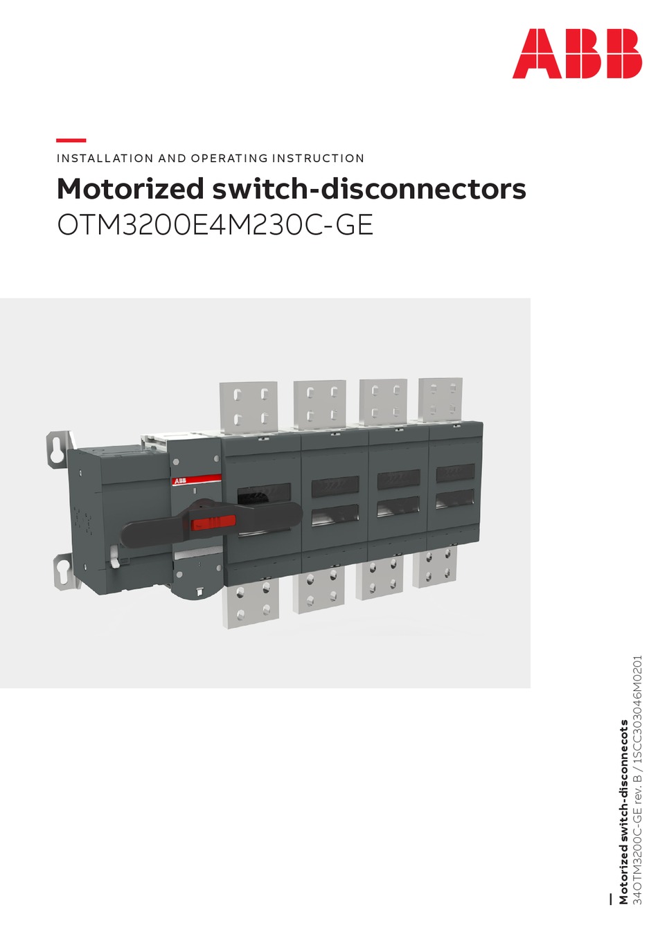 ABB OTM3200E4230CGE INSTALLATION AND OPERATING INSTRUCTION Pdf