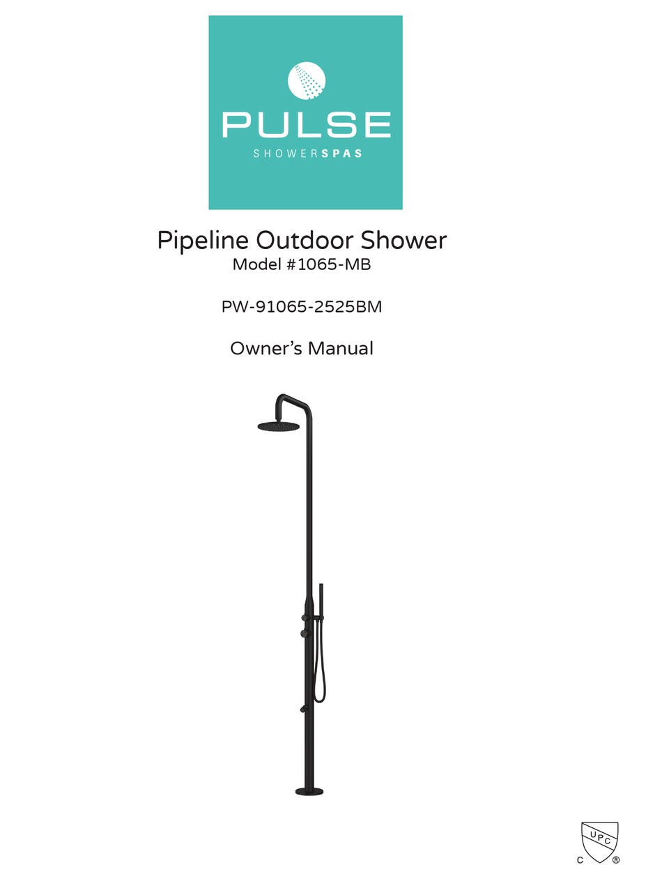 PULSE SHOWER SPAS 1065MB OWNER'S MANUAL Pdf Download ManualsLib