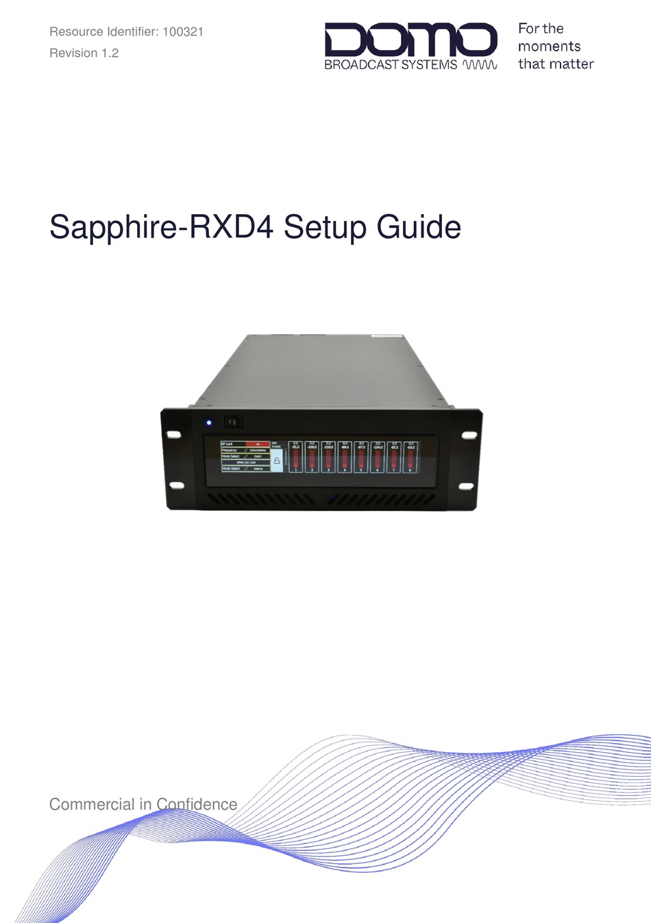 DOMO SAPPHIRE-RXD4 SETUP MANUAL Pdf Download | ManualsLib