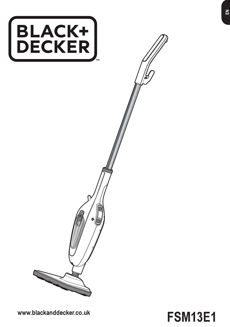 BLACK & DECKER FSM13E1 ORIGINAL INSTRUCTIONS MANUAL Pdf Download