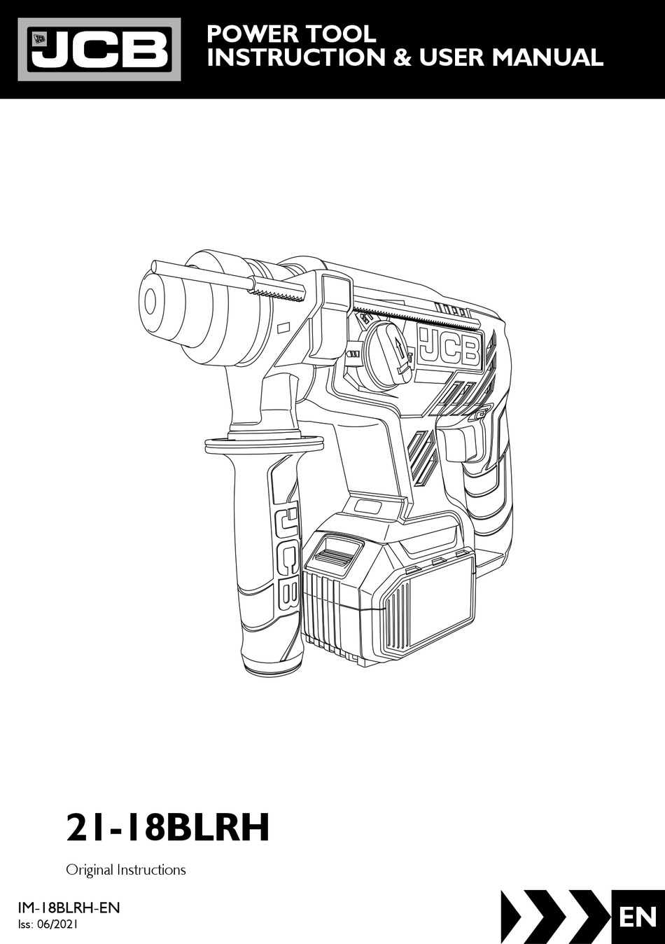 JCB 2118BLRH INSTRUCTIONS & USER'S MANUAL Pdf Download ManualsLib