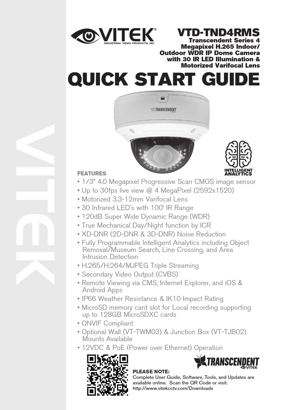 VITEK TRANSCENDENT VTDTND4RMS QUICK START MANUAL Pdf Download ManualsLib