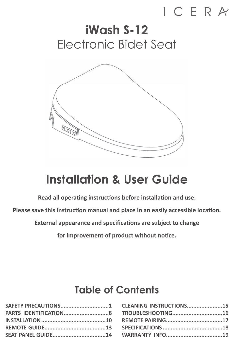 ICERA S1201 INSTALLATION & USER MANUAL Pdf Download ManualsLib