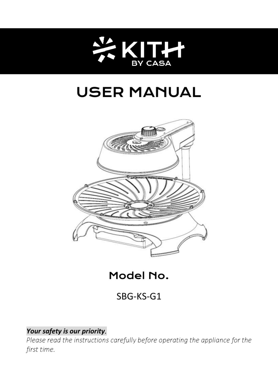 CASA KITH SBGKSG1 USER MANUAL Pdf Download ManualsLib