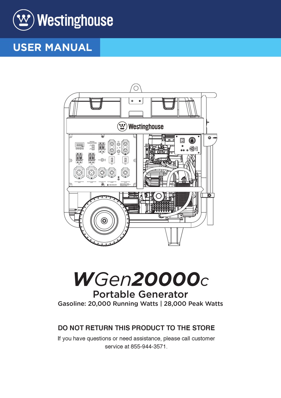 WESTINGHOUSE WGEN20000C USER MANUAL Pdf Download ManualsLib