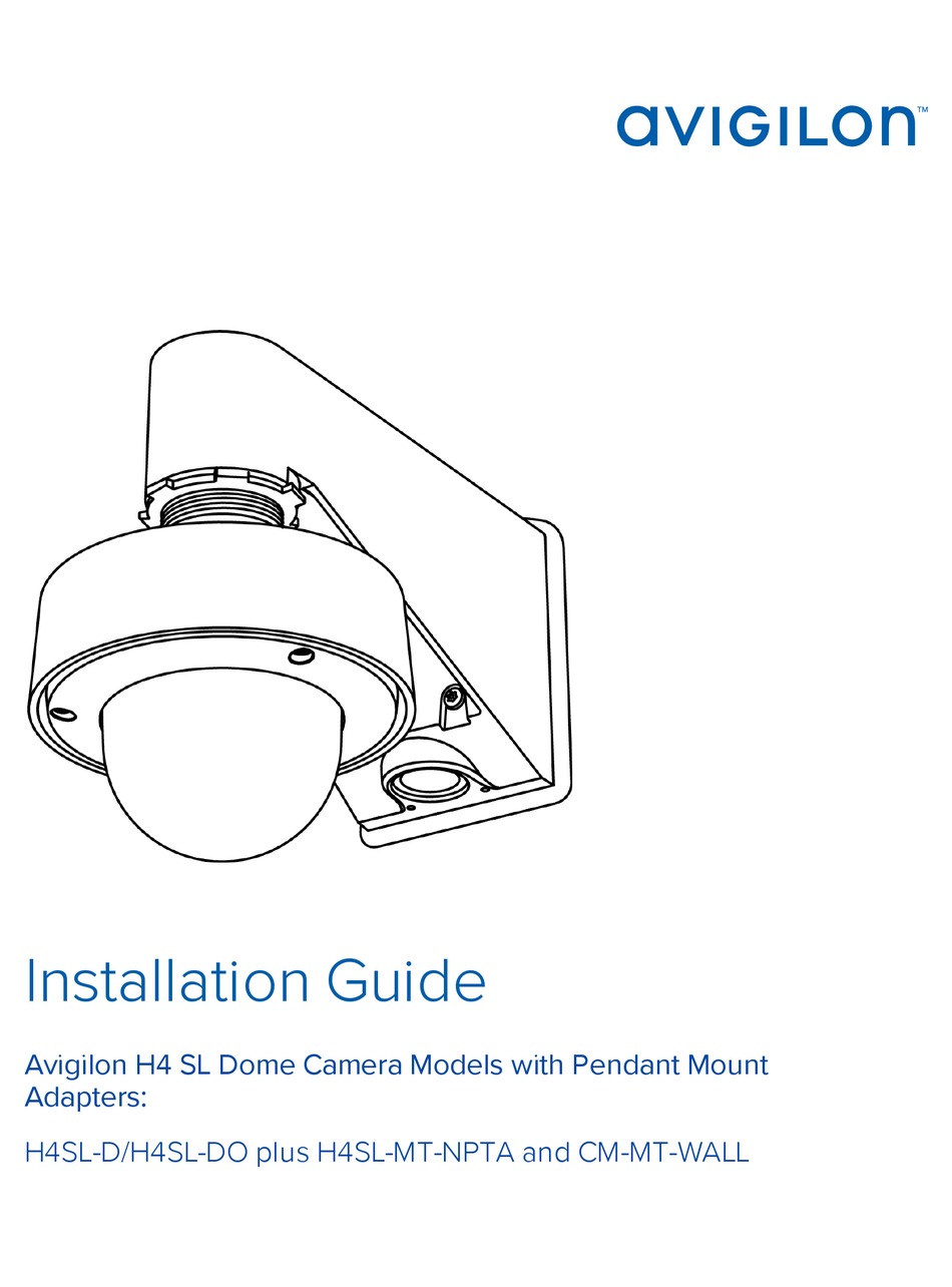 AVIGILON H4SL-D INSTALLATION MANUAL Pdf Download | ManualsLib